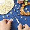 80Pcs 8 Styles ABS Plastic Imitation Pearl Pendants KY-CJ0001-95-3