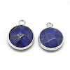 Synthetic Lapis Lazuli Pendants G-Q964-04P-2