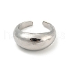 4Pcs Alloy Open Cuff Rings Kit for Women RJEW-K260-05P-4