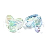 UV Plating Transparent Acrylic Beads MACR-F083-11-2