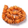 Natural Freshwater Shell Beads Strands SHEL-C001-10-4