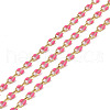 Ion Plating(IP) 304 Stainless Steel Dapped Chains AJEW-Q150-09G-03-1