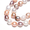 Natural Cultured Freshwater Pearl Beads Strands PEAR-N014-09A-01-4