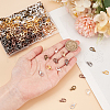 SOFPLATE 480Pcs 8 Colors Zinc Alloy Lobster Claw Clasps FIND-SP0001-28-3