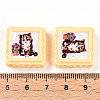 Opaque Resin Decoden Cabochons RESI-N039-130B-3
