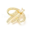 925 Sterling Silver Pave Clear Cubic Zirconia Pendants STER-P067-04G-2