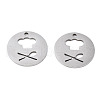 Non-Tarnish 201 Stainless Steel Pendants STAS-Q240-034P-2