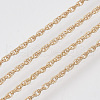 Soldered Brass Coated Iron Rope Chains CH-T002-04LG-2