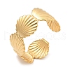 304 Stainless Steel Cuff Bangles for Women AJEW-P127-20G-4