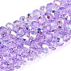Transparent Glass Beads Strands EGLA-N016-4mm-03-1