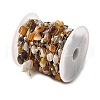 Handmade Natural Botswana Agate Nuggest Beaded Chains CHC-F020-04G-01-3