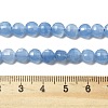 Natural Dyed White Jade Beads Strands G-C179-A6mm-10-5