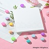 Luminous 56pcs 28 Color Round Food Grade Silicone Beads SIL-CJ0001-31-11