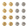 Craftdady 30 Pcs 2 Colors Brass Beads RB-CD0001-02-10