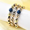 304 & 201 Stainless Steel with Clay Bracelets BJEW-D314-01-5