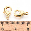 Brass Lobster Claw Clasps KK-YW0004-01B-G-3