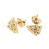 304 Stainless Steel Stud Earrings EJEW-K285-08G-2