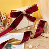 Single Face Velvet Wired Ribbon OCOR-WH0078-222B-04-5