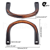 Natural Wood Bag Handles WOOD-PH0008-94-6