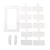 Transparent Acrylic Nail Art Display Boards ODIS-WH0017-069-3