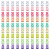 360Pcs 9 Colors Opaque Acrylic Beads SACR-CJ0001-19-1