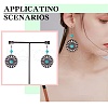 12Pcs 6 Style Tibetan Style Alloy Pendants FIND-SZ0002-37-6