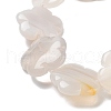 Natural White Agate Beads Strands G-F769-G01-02-4