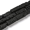 Natural Lava Rock Beads Strands G-C084-C08-01-1