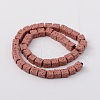 Natural Lava Rock Beads Strands G-L435-01-6mm-19-2