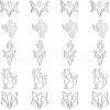 Unicraftale 20Pcs 5 Styles 201 Stainless Steel Pendants STAS-UN0035-61-1