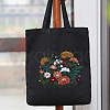 DIY Flower Pattern Tote Bag Embroidery Kit PW22121384039-1