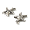 304 Stainless Steel Pendants. Starfish Charm STAS-A190-03P-2