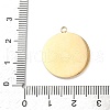 304 Stainless Steel Pendants STAS-C124-01G-3