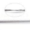 304 Stainless Steel Flat Snake Chains CHS-L001-164-0.5mm-1