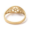 Pentacle with Sailor's Knot Finger Ring RJEW-P037-01G-3