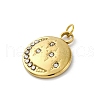 304 Stainless Steel Rhinestone Pendants STAS-E550-08G-2