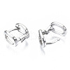 Brass Hoop Earrings EJEW-S201-245P-4