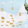SUNNYCLUE 150Pcs 15 Styles Alloy Pendants FIND-SC0012-03-4