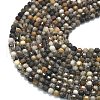 Natural Larvikite Beads Strands G-A260-A23-01-3