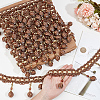 Curtain Plastic Beaded Fringe Trim OCOR-WH0090-69A-3