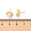 925 Sterling Silver Clear Cubic Zirconia Stud Earrings EJEW-L300-10G-5
