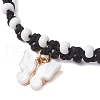 Adjustable Butterfly Acrylic Charm Bracelets BJEW-MZ00086-3