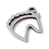 Non-Tarnish 304 Stainless Steel Pendants STAS-C097-16P-2
