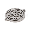 Non-Tarnish 201 Stainless Steel Connector Charms STAS-S126-02P-2