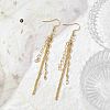Brass Earrings for Women EJEW-JE05746-2