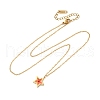 304 Stainless Steel Geometric Pendant Necklaces for Women NJEW-M106-02B-G-4