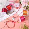 SUNNYCLUE 6 Rolls 6 Colors Nylon Rattail Satin Cord NWIR-SC0001-10-4