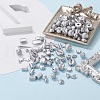 Plated Acrylic Beads MACR-YW0001-29P-5
