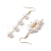 Shell Pearl Dangle Earring EJEW-JE05763-4