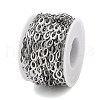 Tarnish Resistant Vacuum Plating 304 Stainless Steel Link Chains CHS-H026-16P-3